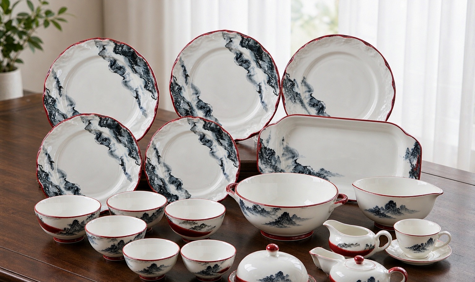 Neo-Chinese 32-Piece Set